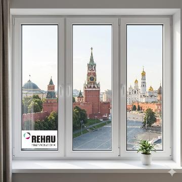 Трехстворчатое окно