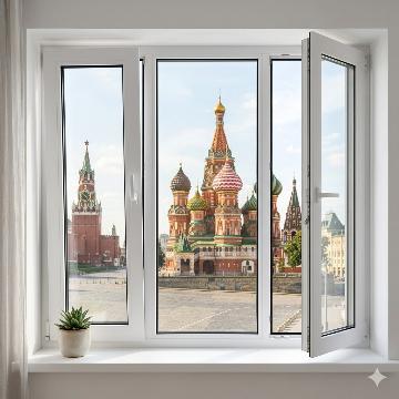 Трехстворчатое окно